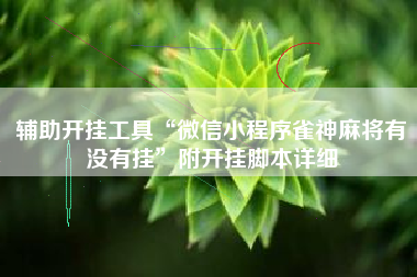 辅助开挂工具“微信小程序雀神麻将有没有挂”附开挂脚本详细