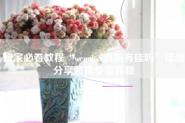 玩家必看教程“wepoker真的有挂吗	”详细分享装挂步骤教程