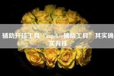 辅助开挂工具“aapoker辅助工具	”其实确实有挂