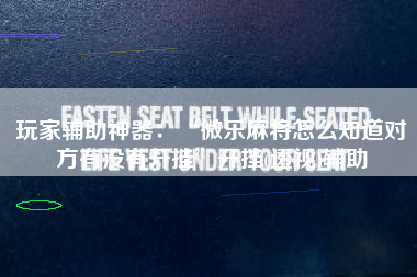 玩家辅助神器：“微乐麻将怎么知道对方有没有开挂	”开挂(透视)辅助