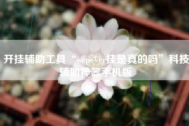 开挂辅助工具“wepoker挂是真的吗”科技辅助神器手机版